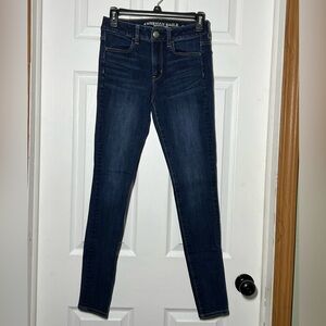 American Eagle Outfitters Super Stretch X4 Hi-Rise Jegging - Size 2 Long